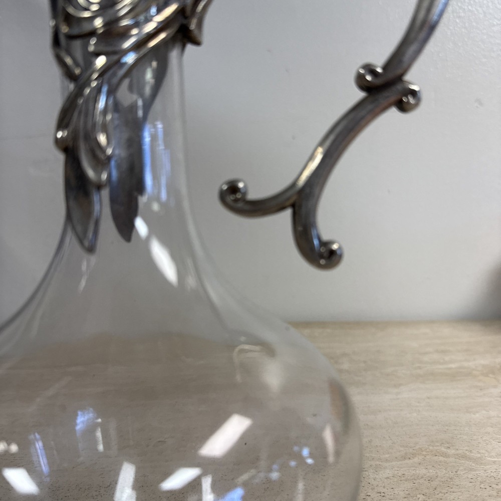 Art Nouveau Silver-Plated Claret Jug