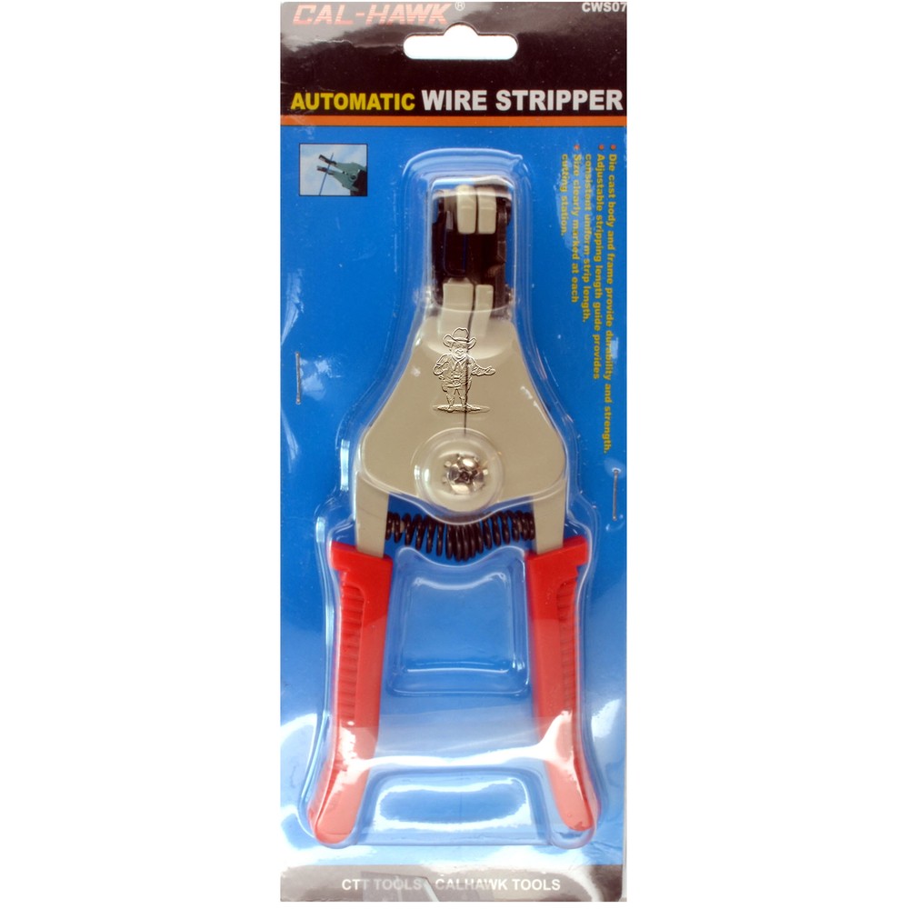 CAL-HAWK ( CWSO7 ) Automatic Wire Stripper Crimping Tool delayed cut 6-1/2 In