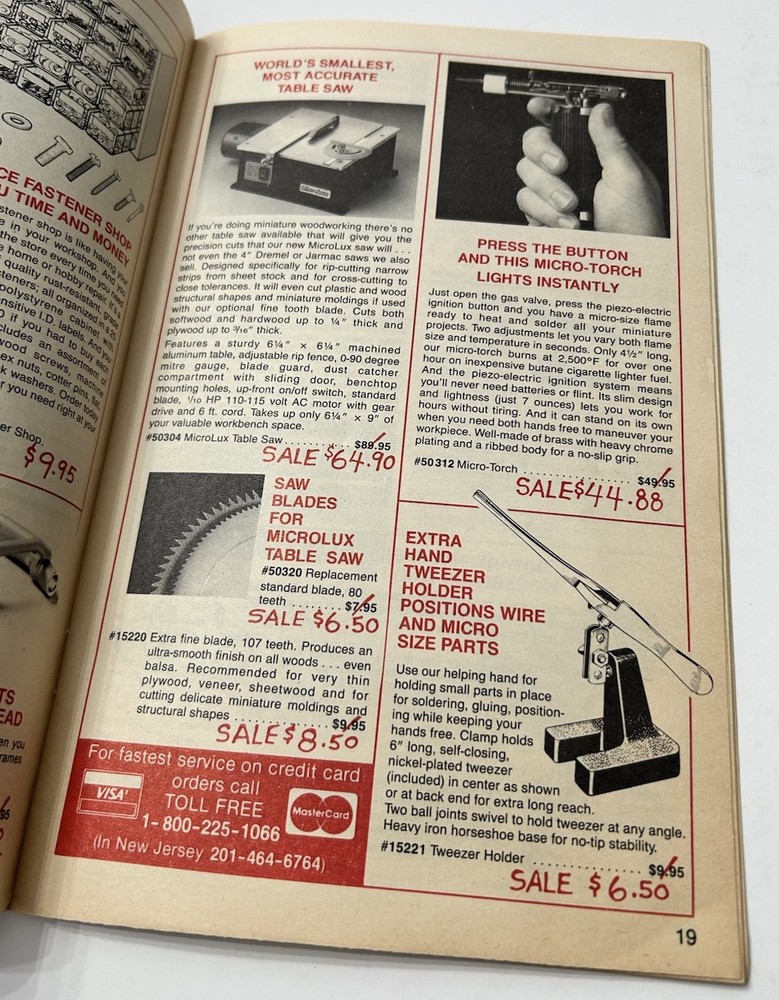 3 Micro•Mark Small Tool Specialist Catalogs 1986 / 1987