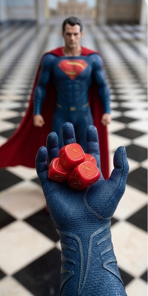 TM & DC Comics Superman 5 die dice set 021626@