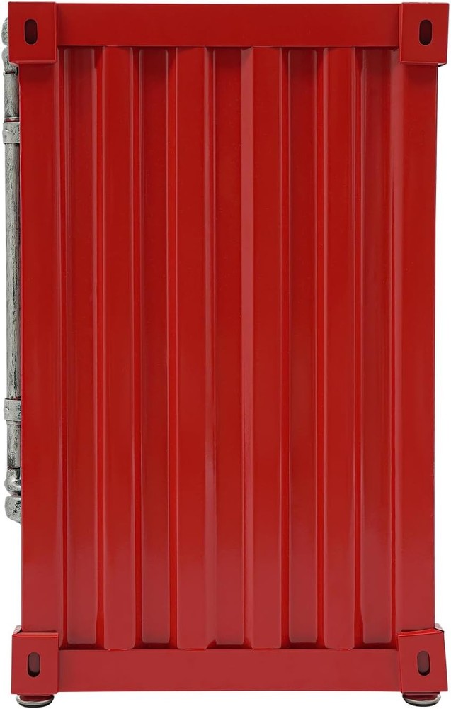 Industrial Wind Bedside Table w/ Combination Lock Container Style Locker Wrought