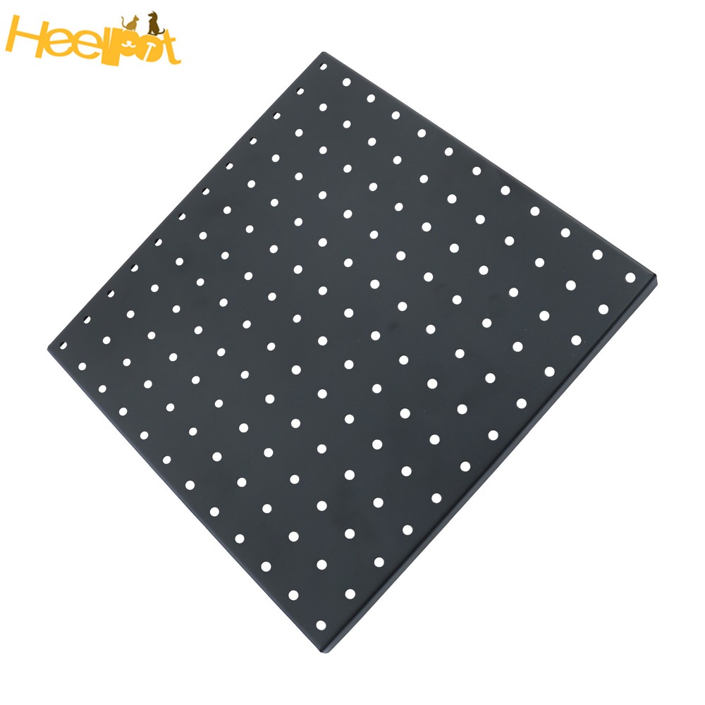 4 Pcs 12"×12" Square Metal Pegboard Panel Wall Organizer Panel Storage Hanger