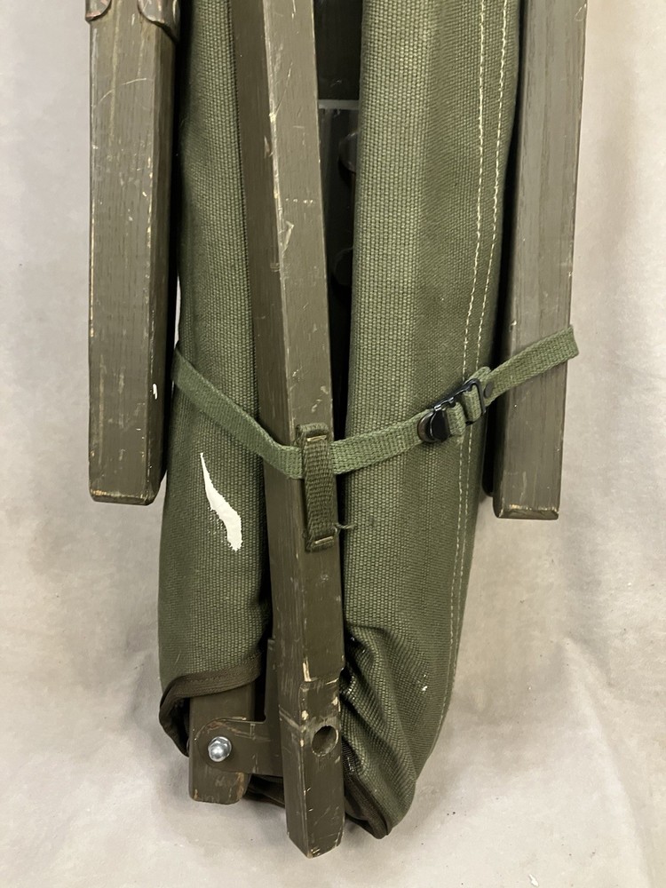 Vintage 1952 U.S. Army folding cot