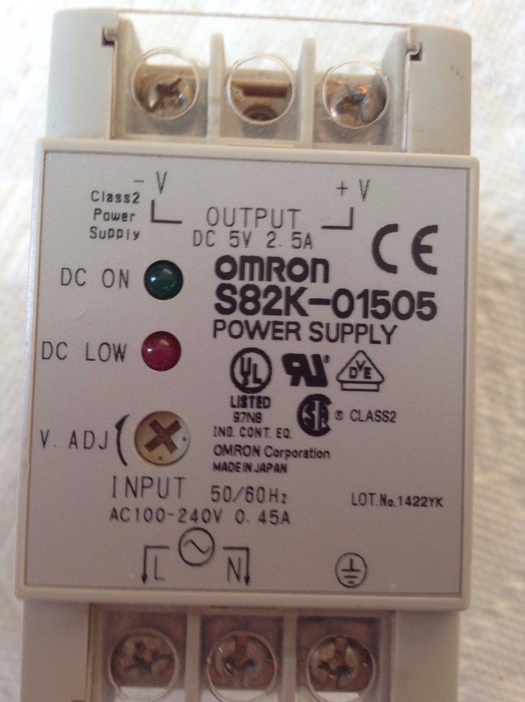 Omron S82K-01505 Power Supply