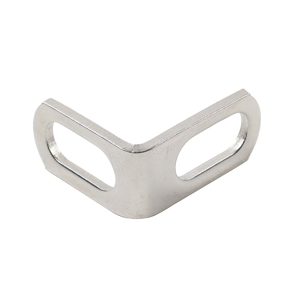 For Universal Motorcycle Exhaust Pipe Fixed Clamp Bracket L-Shaped Mounting