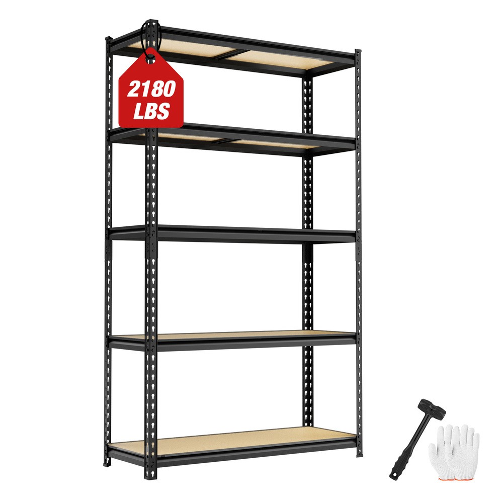 WORKPRO 5-Tier Storage Shelf 72" H Garage Shelving Unit Heavy Duty Adjustable