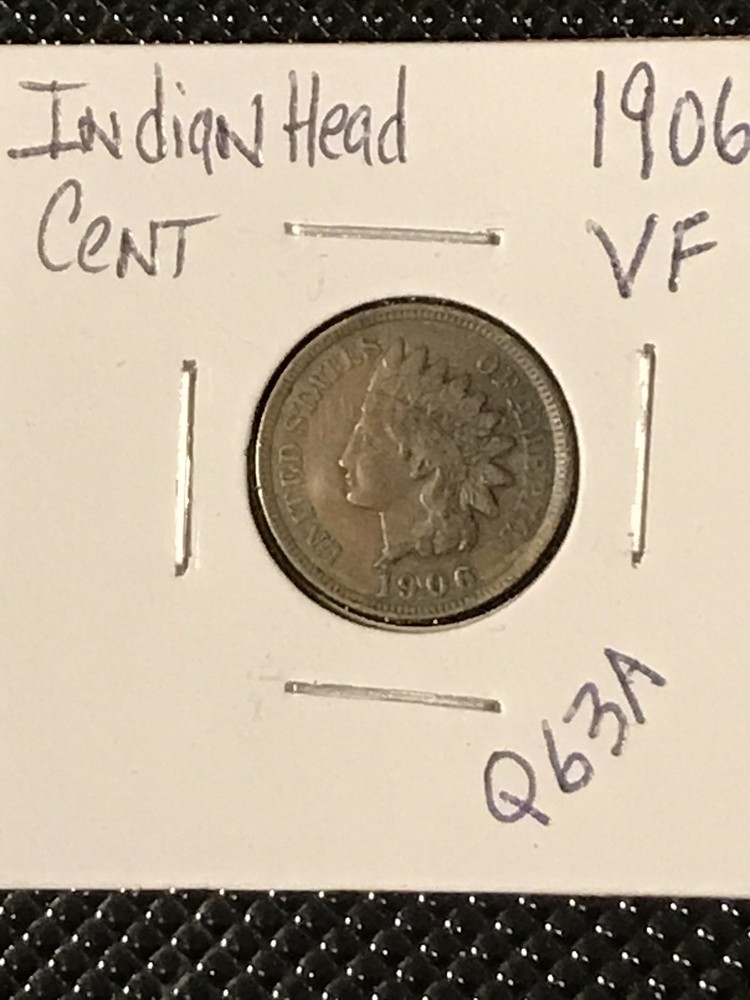 1906 Indianhead Cent  VF