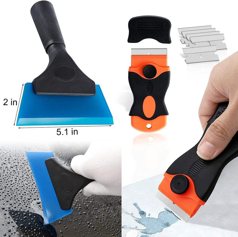 Professional Auto Car Window Tint Tools Kit Decals Wrap Application Squeegee USA