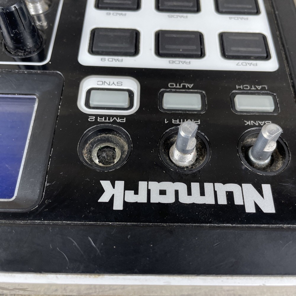 Numark NUVJ arkaos Mixer Controller ⚠️powers On No Other Testing ⚠️sold As-is