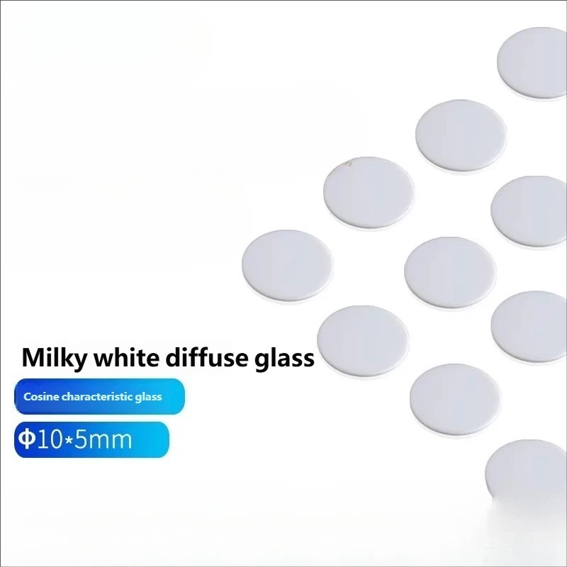 1PC Milky White Filter Diffusing Glass Cosine Characteristic Glass Double-Sided