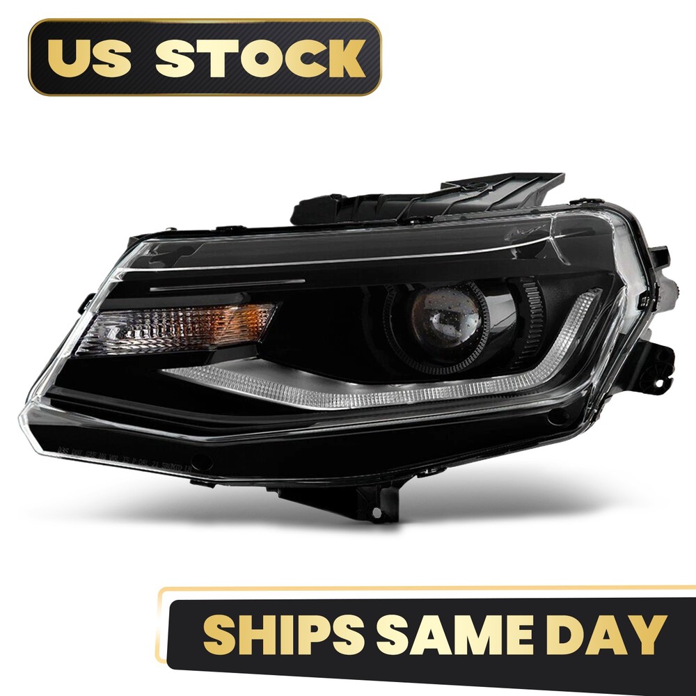 For 2016-2024 Chevy Camaro HID/Xenon Headlight w/ Bulb Ballast Left Driver Side