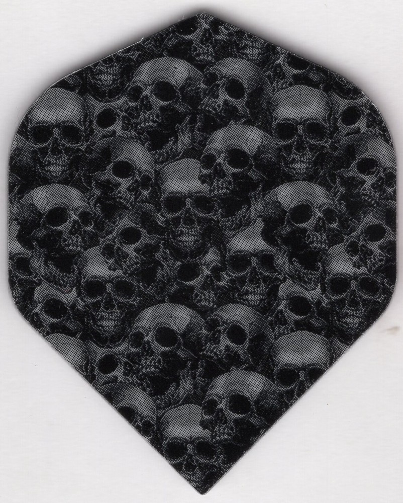 SKULLS, SKULLS & SKULLS Standard Dart Flights: 3 per set