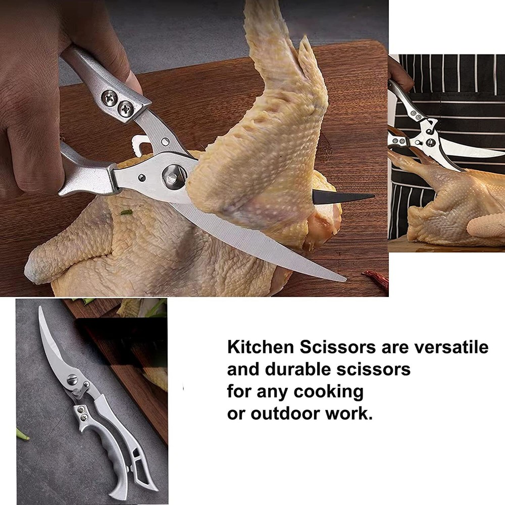 Kitchen Scissors Shears Multi-Purpose Stainless Steel Ultra Sharp Chicken Bone