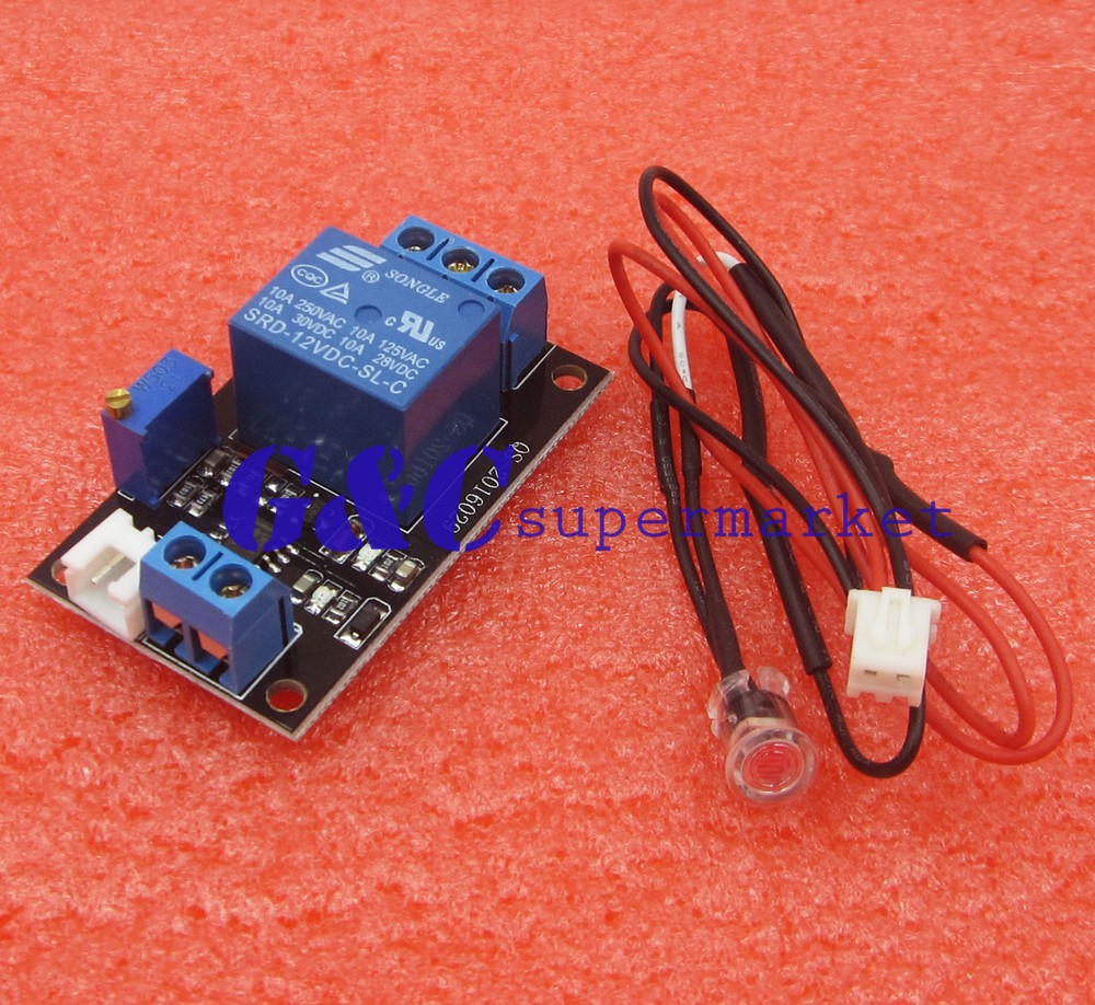 NEW Photosensitive resistance relay control module/light-operated switch DC 12V