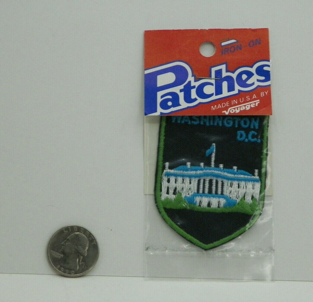 Washington D.C. Vintage Patch Iron-On Patch Voyager 2" New