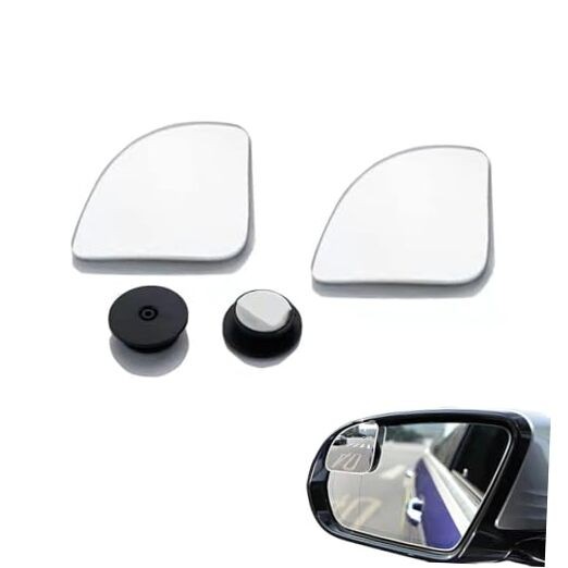 2 PCS Car Blind Spot Mirror, Adjustable Wide-angle Vision Reflective Auxiliary