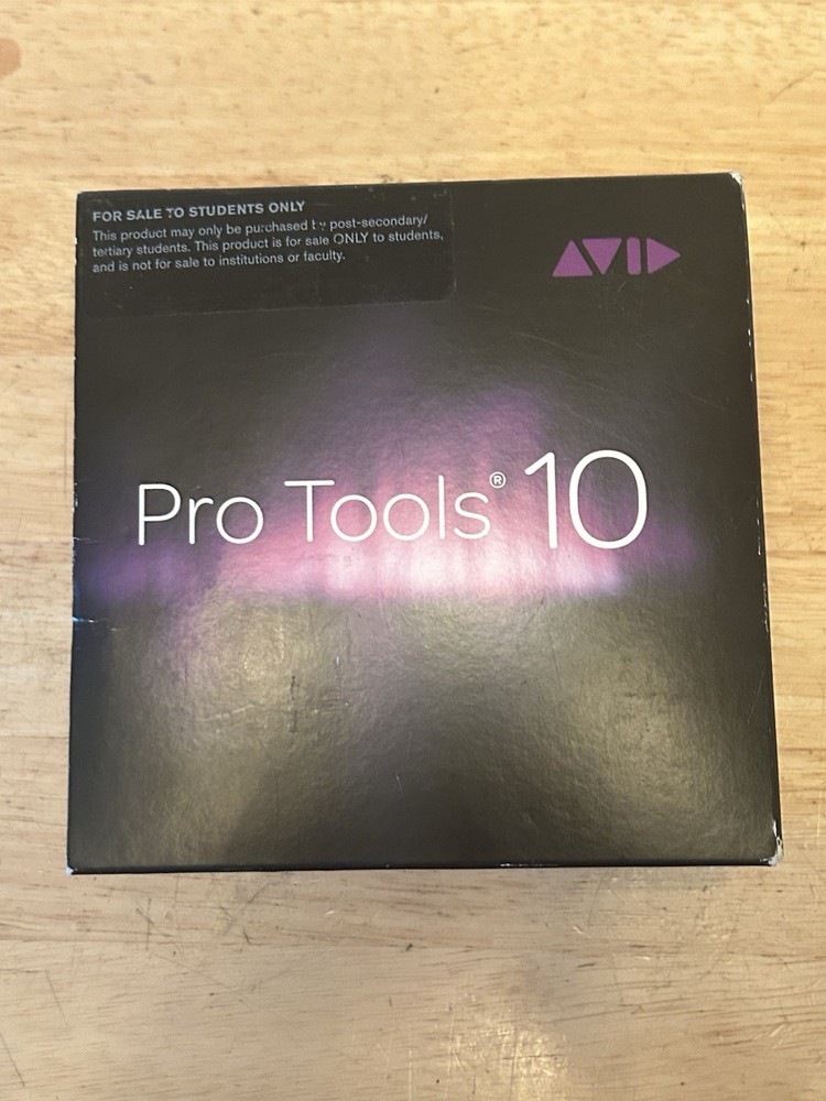 Avid Pro Tools 10 Digital Audio Workstation 3 Disc