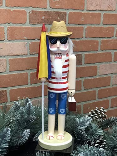 Santa's Workshop 70873 Day at The Beach Nutcracker, Multi, 14"