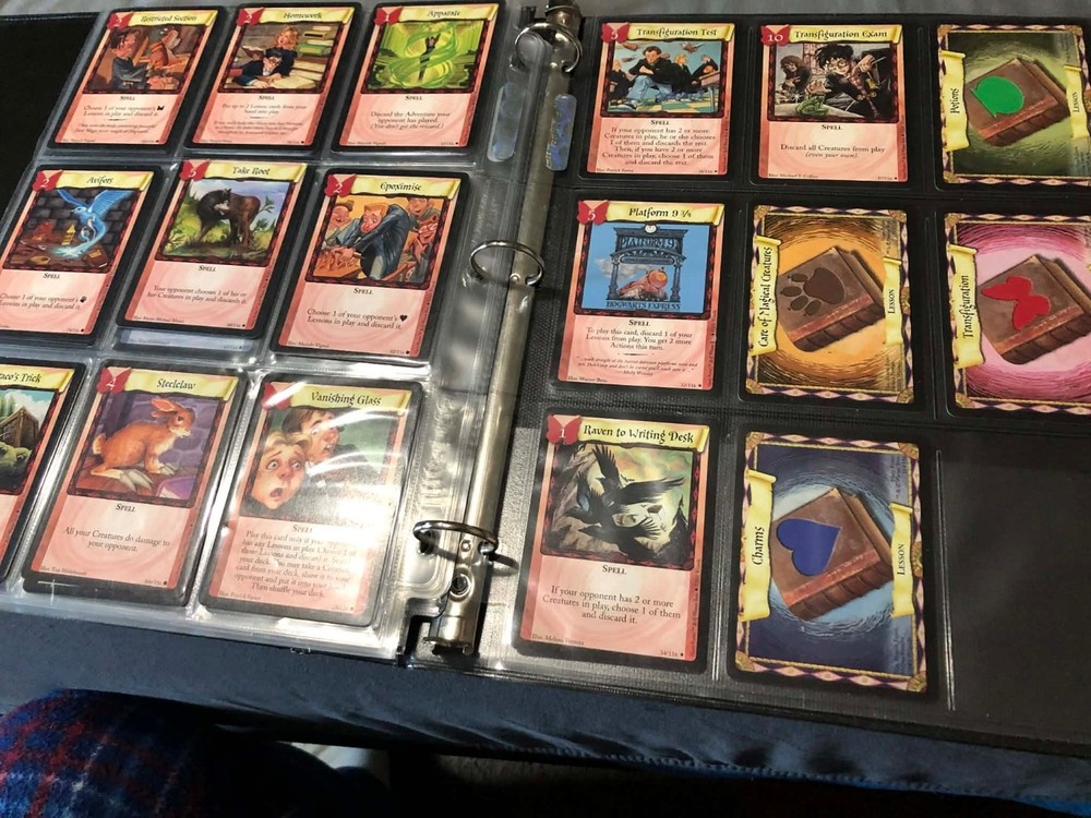 harry potter tcg true complete base set 119/119