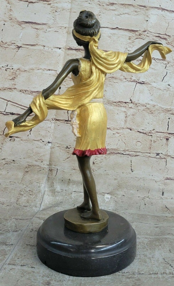 100% Solid Bronze Sculpture After Claude Mirval Lost Wax Method Sclpture Artwork