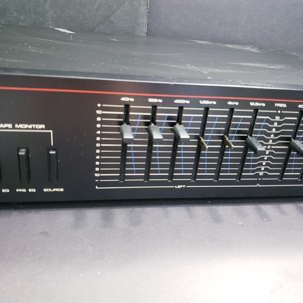 Nikko Black EQ-500 Stereo Graphic Equalizer - Tested and Working