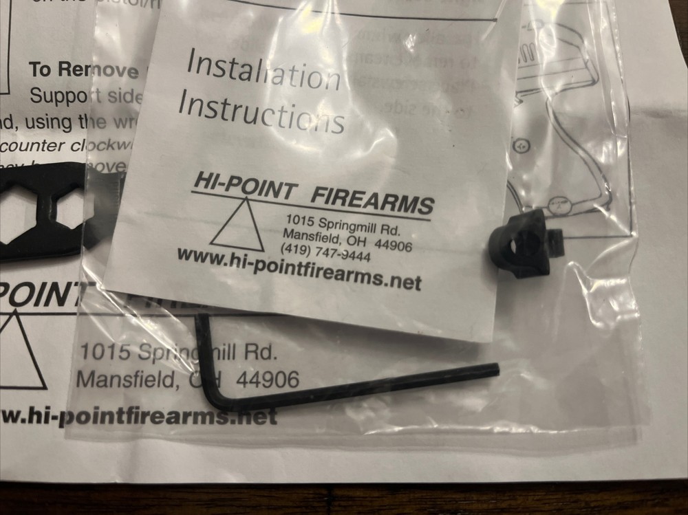 New HI-POINT Firearm DUAL LOCK Trigger Lock & Key With Ghost Ring Sight CF380*^