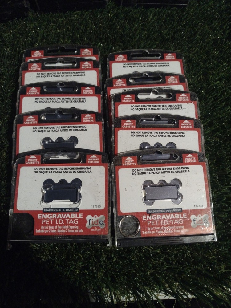Engravable Pet ID Tags 137335 "Open Box" 10PCS