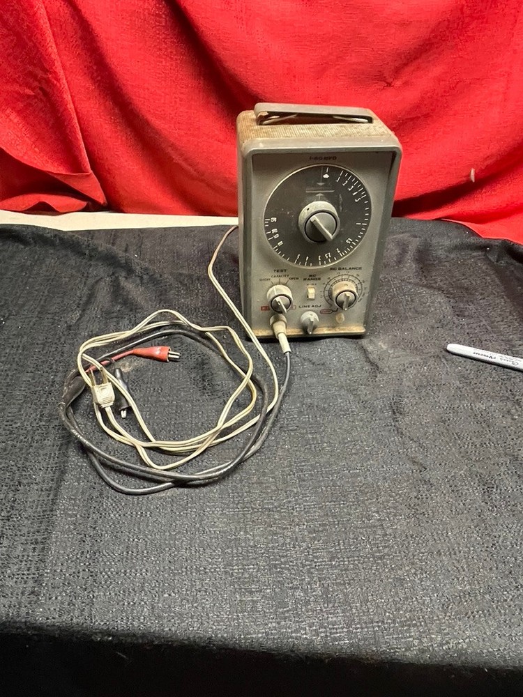 vintage EICO model 955 in circuit capacitor tester