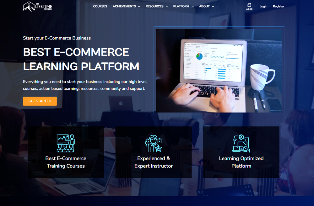Fully Automatic LMS Learning Management System Online Courses WordPress Website