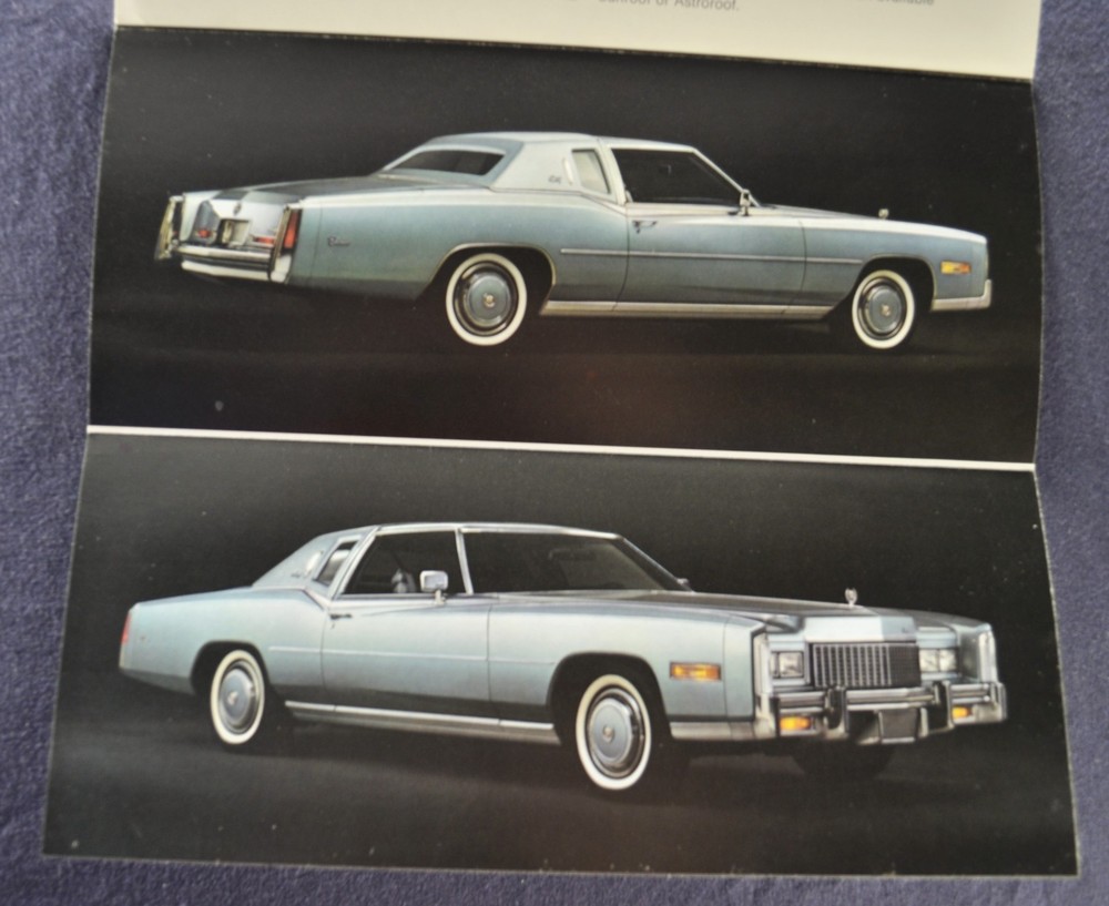 1976 Cadillac Eldorado Biarritz Coupe Brochure Folder Excellent Original 76