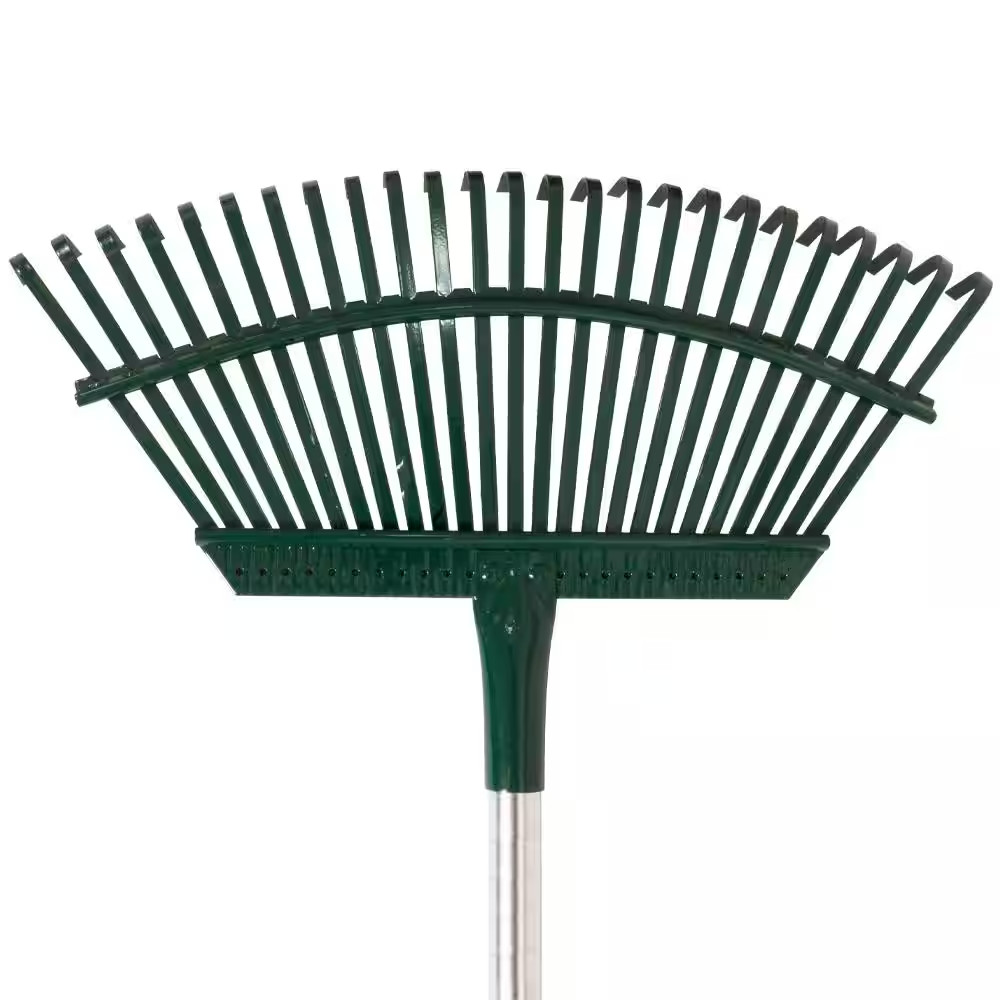 48 In. Aluminum Handle 25-Tine tracts. Rake