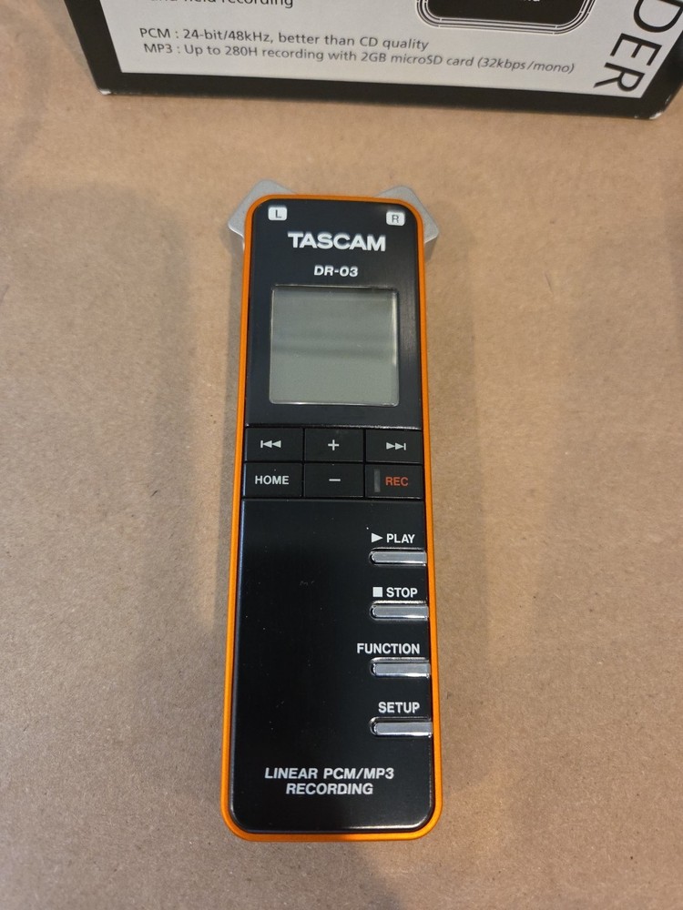 Tascam DR-03 Linear PCM/MP3 Recorder