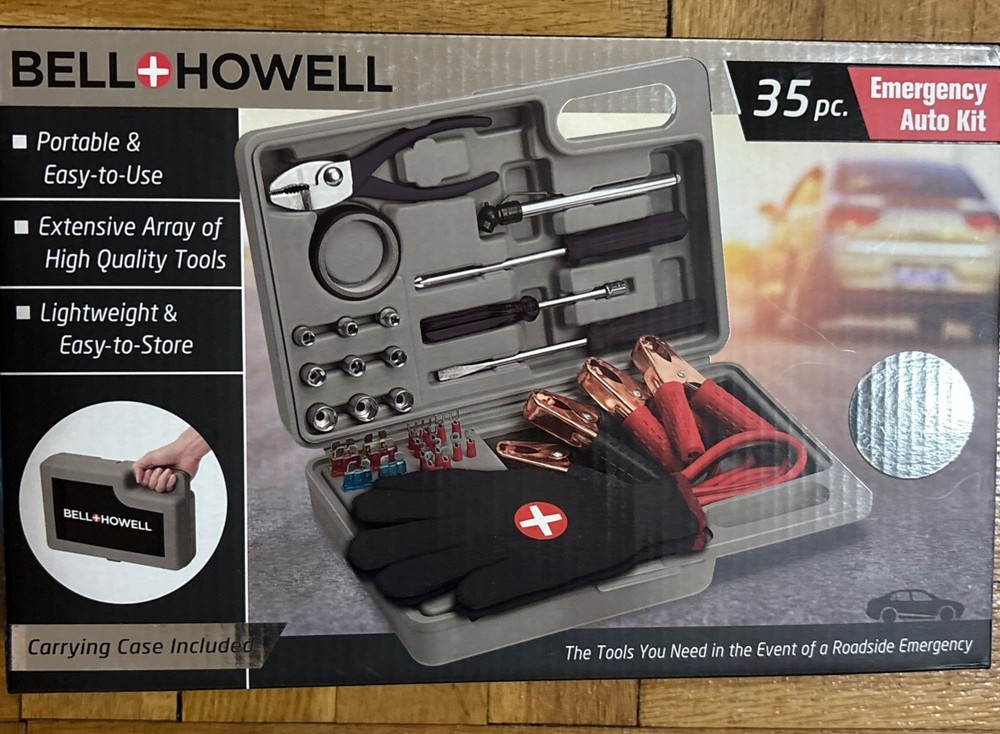 Bell Howell 35 Pc Emergency Auto Kit
