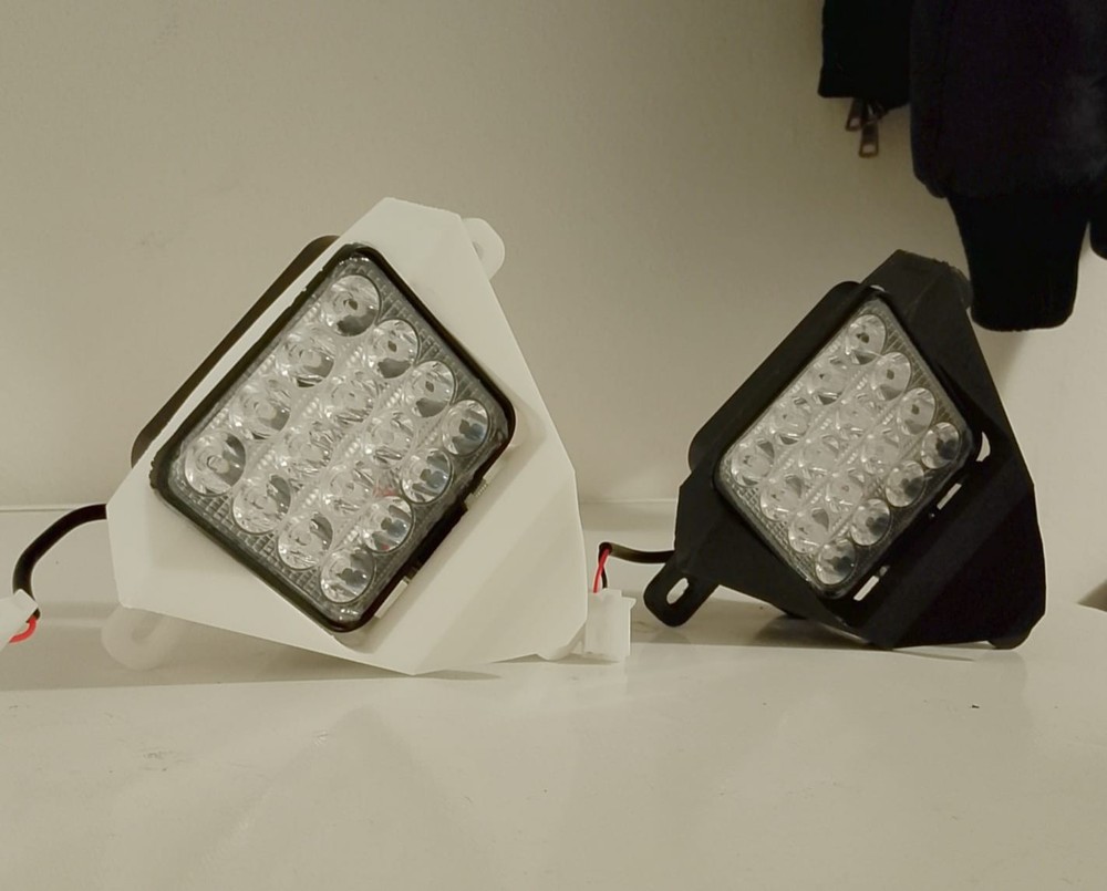 LED headlight BETA RR Enduro and reinforced stand with plug & play connector