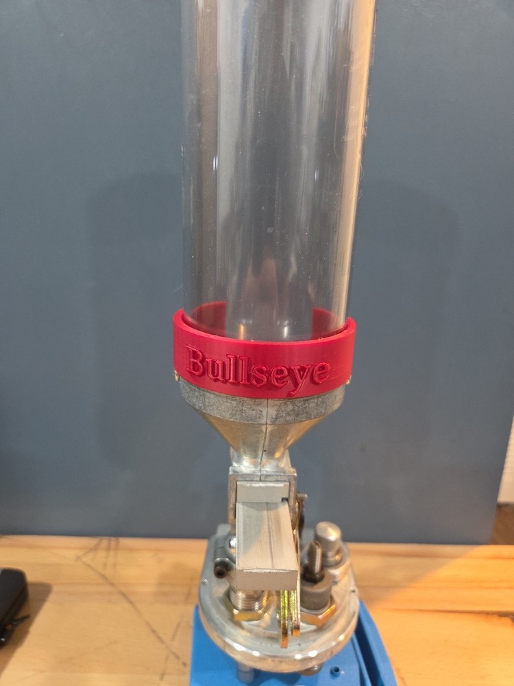 Bullseye Powder Measure Label