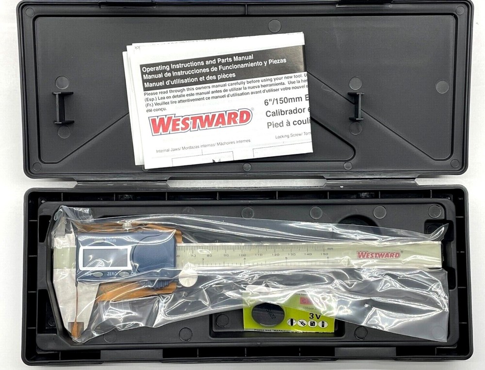 Westward 1AAU4 6"/150mm Electronic Value Caliper Precision Tools New in Box