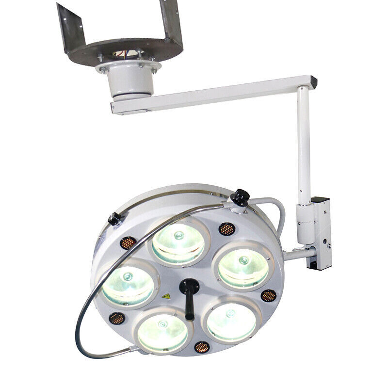 25W Dental Ceiling-Mounted Shadowless Lab Surgery Exam Lamp Mobile Halogen Light