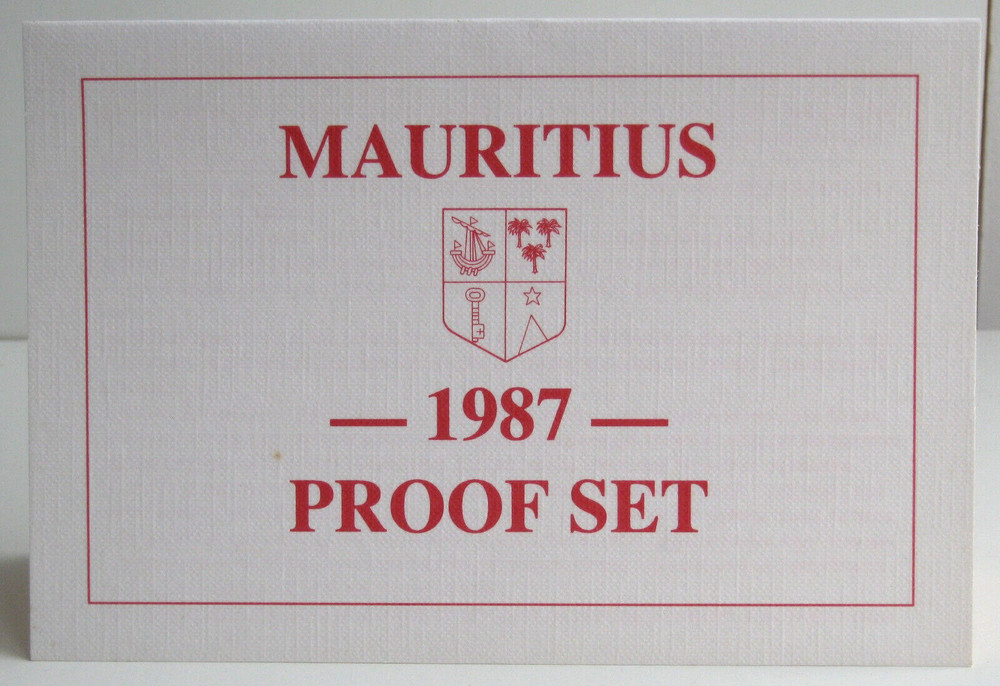 1987 Mauritius Proof Coin Set