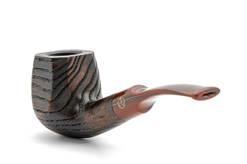 RATTRAY'S PHEASANT G 1 SANDBLASTED BENT PANEL 9MM ASH PIPE **NEW in BOX**