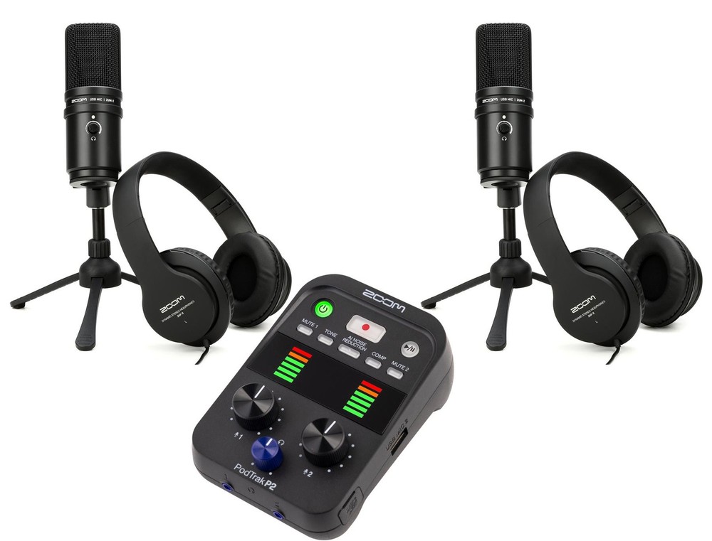 Zoom 2 Person Mobile Podcasting Bundle