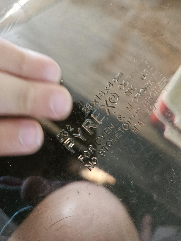 Vintage Pyrex Amber 13 X 8 Baking Pan