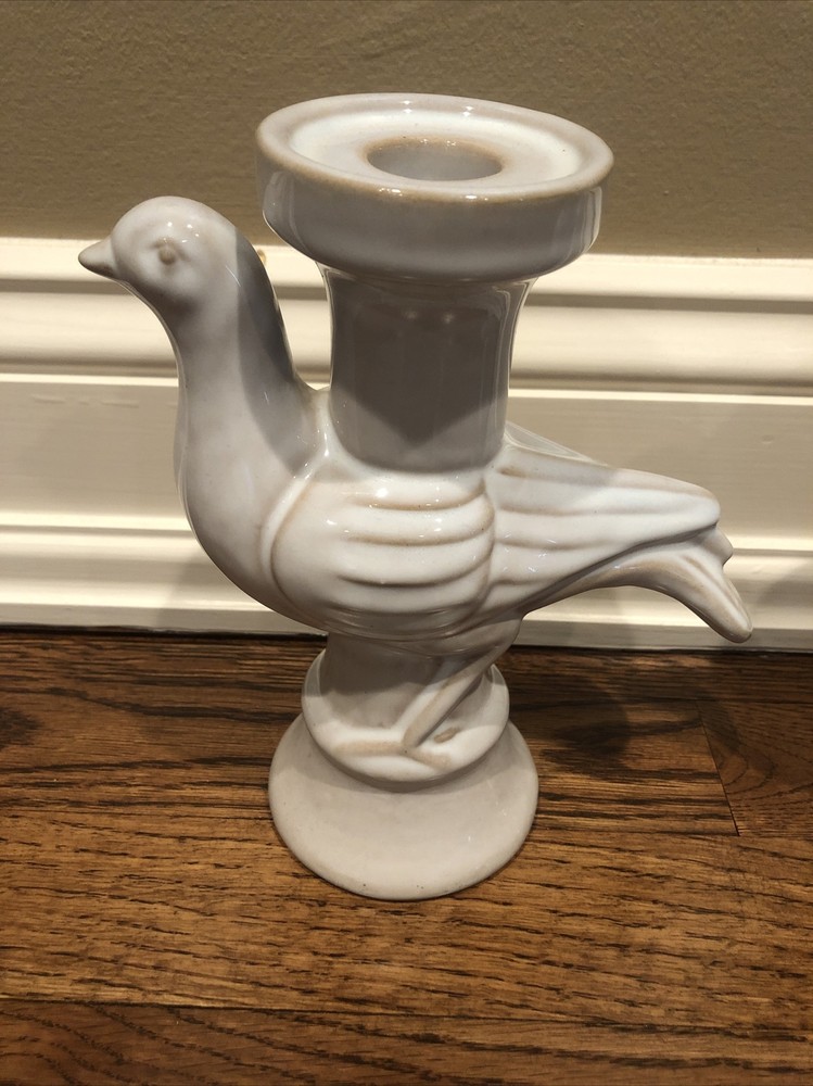 Two Beautiful Morning Dove Candle Sticks