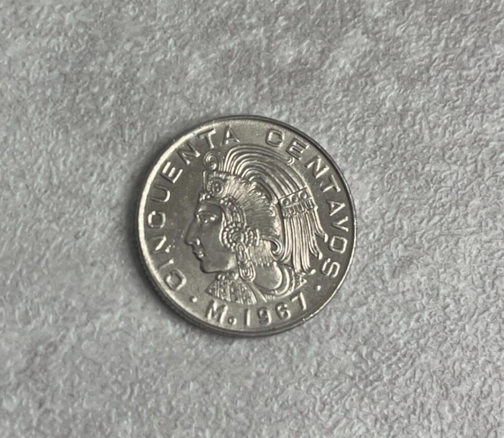 1967 Mexico 50 Centavos L2