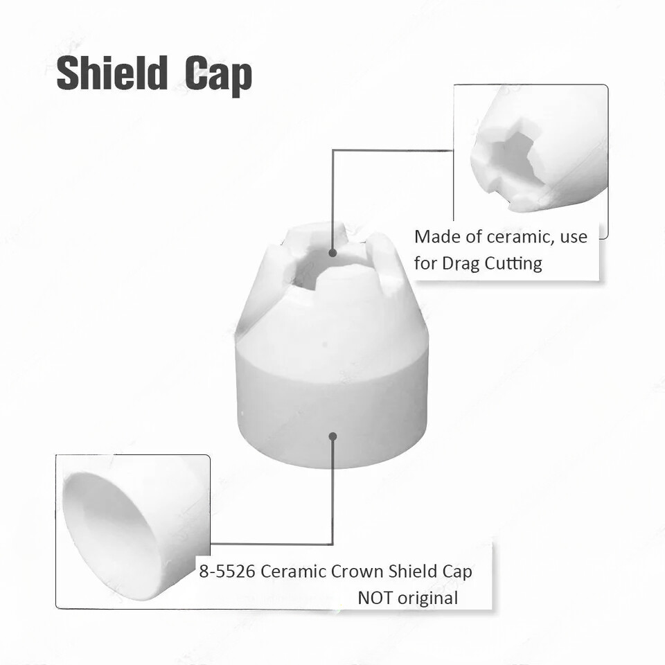 10pc Plasma Ceramic Shield Cap 8-5526 for Thermal Dynamics PCH/M-51 Cutter Torch