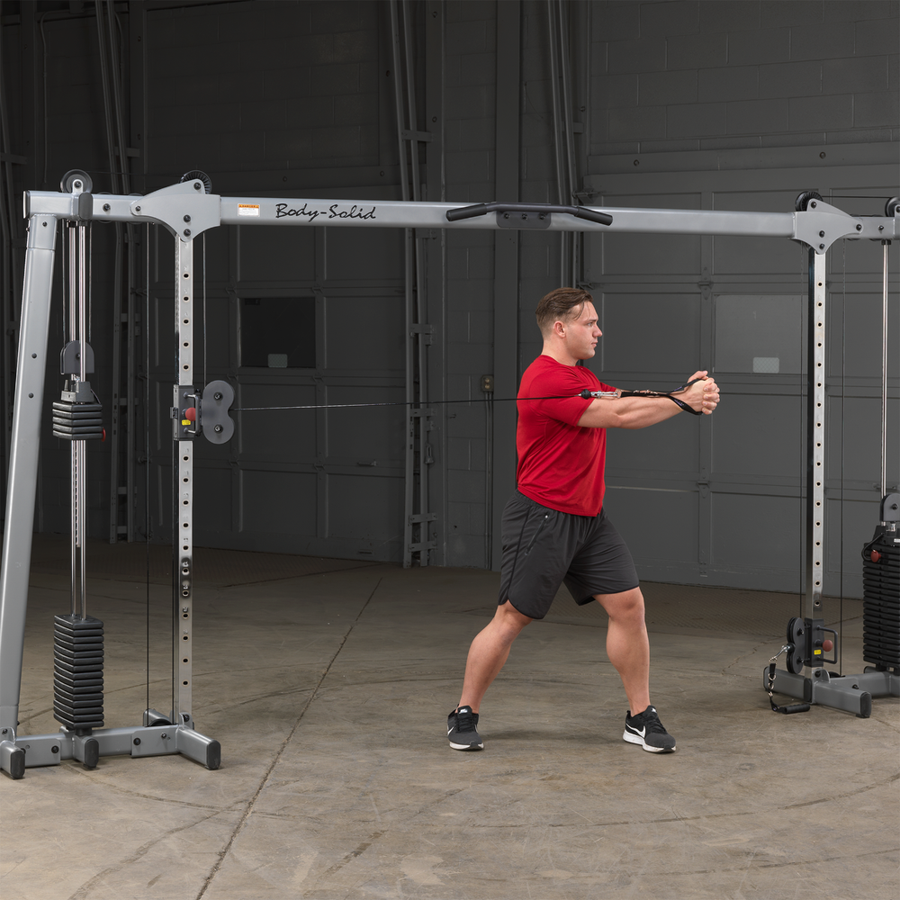 Body Solid Deluxe Cable Crossover GDCC250 Selectorized Home Gym Exercise Station