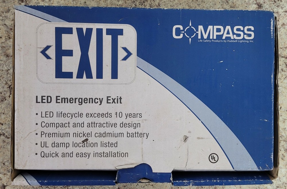 LED Emergency Exit Signs - Various Makes