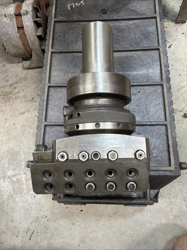 Mizoguchi MU-S-5 Automatic Boring & Facing Head Milling Machine Tool 2” Shank