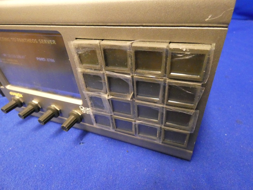 Evertz Quartz CP-2116E-H System Control Panel w/1 Power Supply
