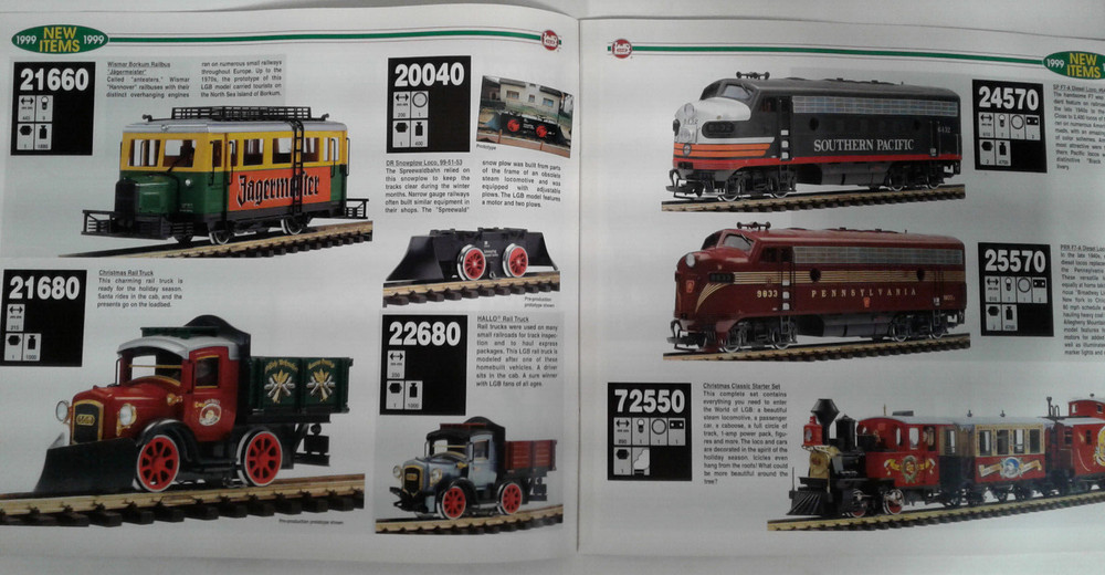 LGB NEW ITEMS 1999 CATALOG