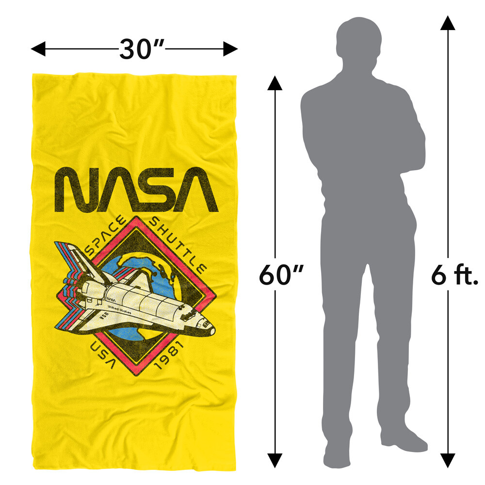 NASA 1981 Officially Licensed Beach Towel 30"x60"